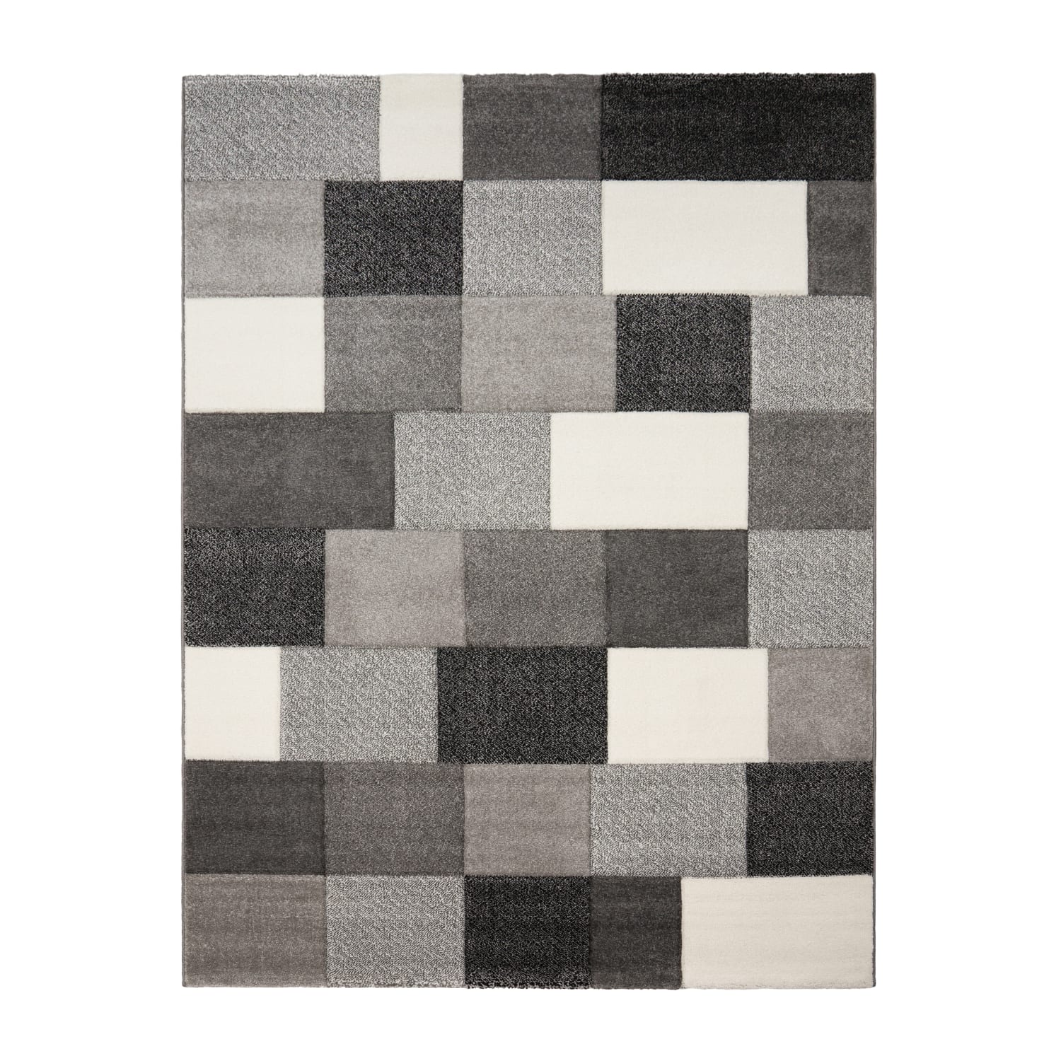 Bild von Moderner-Teppich Bravo grau 160x230 cm