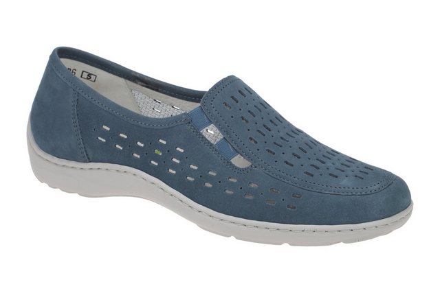 Bild von Waldl?ufer HENNI 496501 191 206 blau - bequeme Slipper f?r Damen