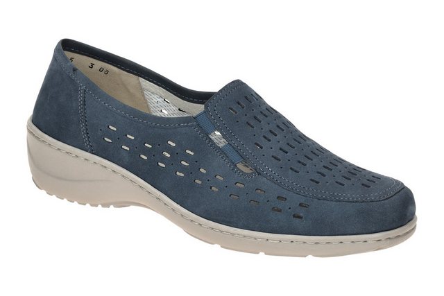 Bild von Waldl?ufer KYA 607503 191 206 blau - bequeme Slipper f?r Damen