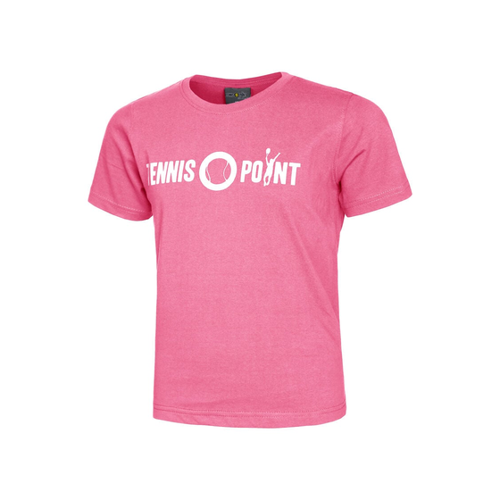 Bild von Tennis-Point Basic Cotton T-Shirt Kinder in Pink, Größe: 152