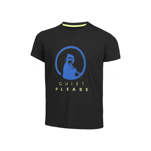 Bild von Quiet Please Advantage Logo T-Shirt für Jungen in Schwarz, Größe: 164
