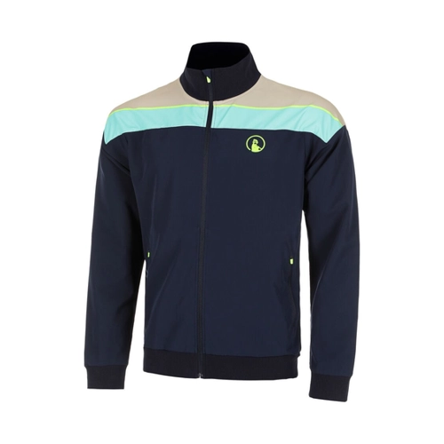 Bild von Quiet Please Wild Return Block Trainingsjacke Herren – Dunkelblau, Größe XL