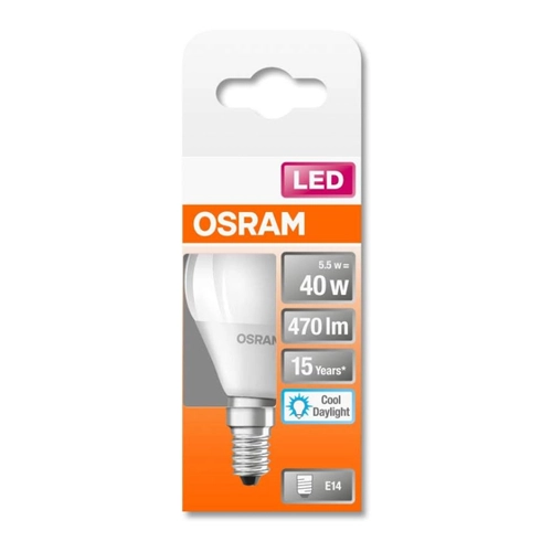 Bild von Osram LED-Leuchtmittel E14 Tropfenform 4,9 W