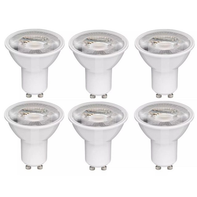 Bild von Osram LED-Leuchtmittel [6ERPACK] GU10 LED Leuchtmittel 4,5W Spot Lampe 36 PAR16 Reflektor, GU10, 6 St., Kaltweiß, Reflektor 55mm 6er