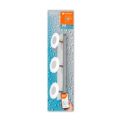 Bild von Ledvance SMART+ Orbis Wave Bad-Wandleuchte 3er Warm- und Kaltweiß - weiß