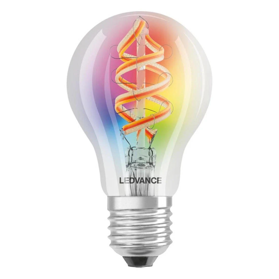 Bild von Smartes LED-Filament WiFi, Glühbirne, 4.5W ersetzt 30W, E27, RGBW, klar (00217636)