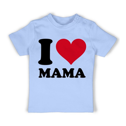 Bild von Shirtracer T-Shirt I Love Mama - Ein ideales Geschenk für den Muttertag