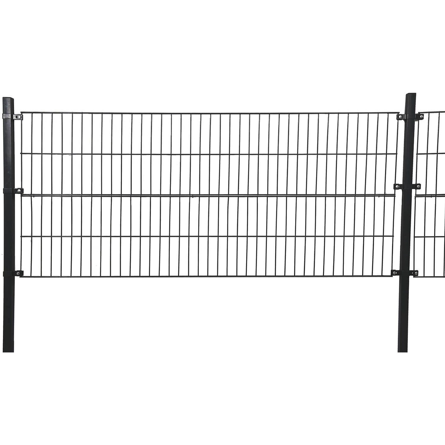 Bild von Home Deluxe Doppelstabmattenzaun 1,2 m x 26 m Anthrazit