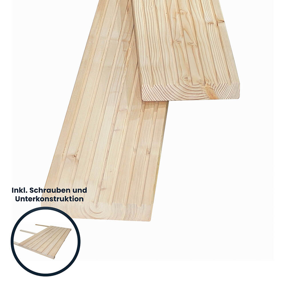 Bild von Terrassendielen LÄRCHE Holz ARIS - Variantenauswahl