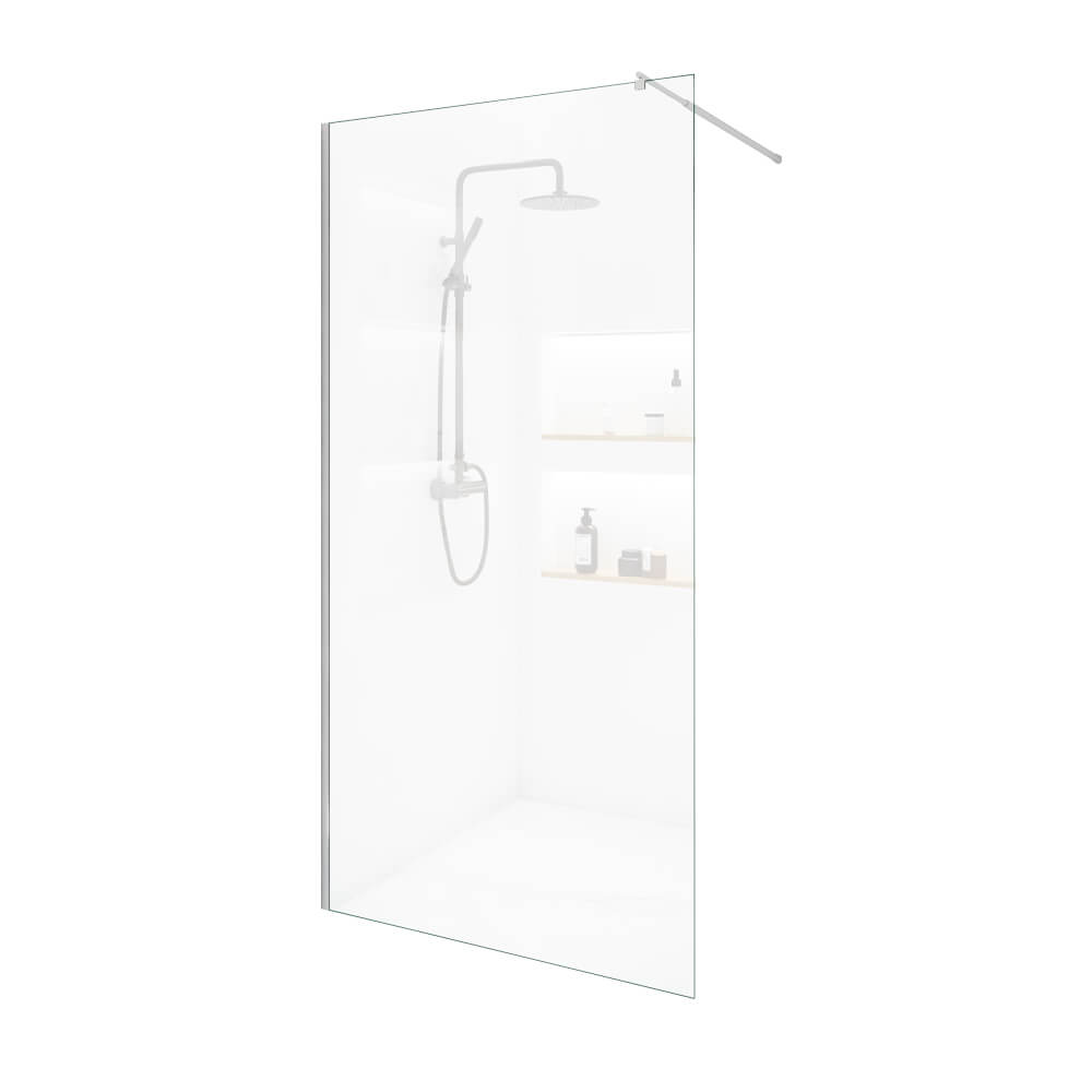 Bild von HOME DELUXE-Duschabtrennung BAKI Aluminium - 90 x 200 cm