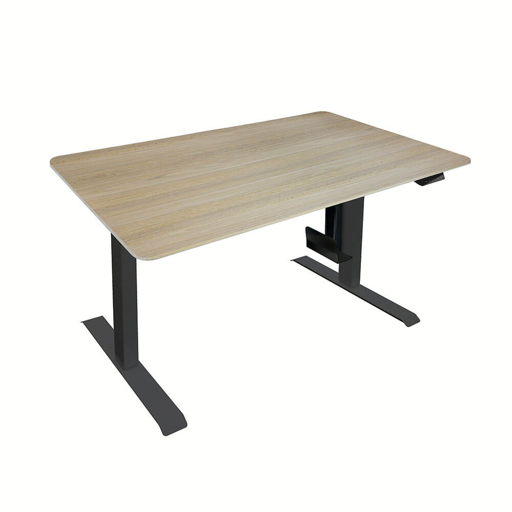 Bild von HOME DELUXE Schreibtisch Höhenverstellbarer Schreibtisch elektrisch LUMINA - 160 x 80 cm (3-St), Mit Memory Steuerung, USB-Buchse & Touchscreen I Stehschreibtisch