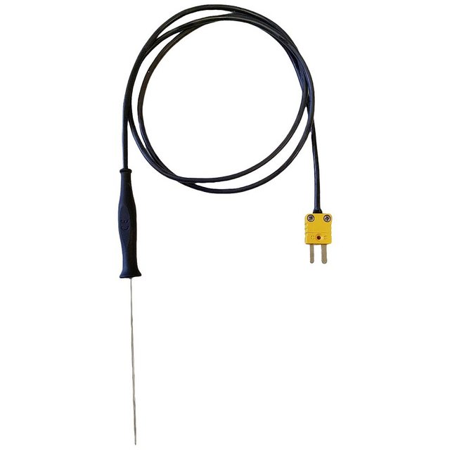 Bild von Greisinger Kompakter Typ K Tauchfühler mit Silikonhandgriff GF 1TK-T3, Ø3 mm (Fühler), Messtechnik
