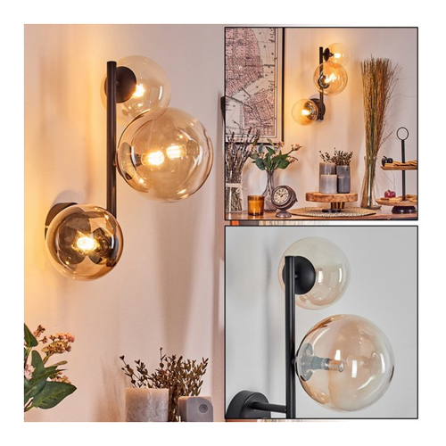 Bild von Hofstein Wandleuchte im Retro/Vintage-Design