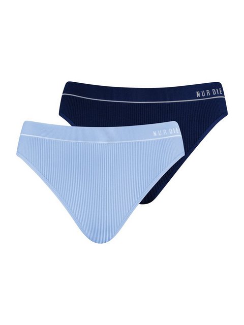 Bild von Nur Die Slip 2-Pack Retro - Marine/hellblau - Größe 44-46