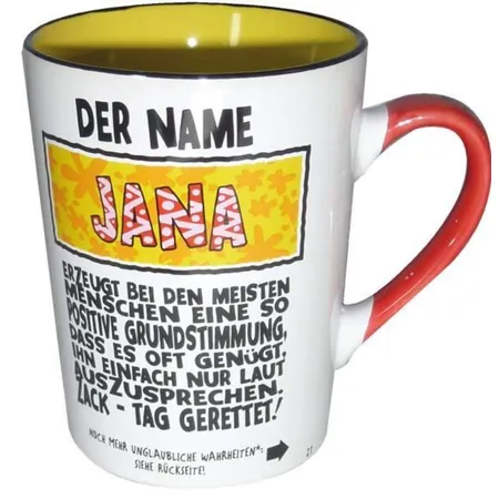 Bild von Depesche Weltbester Becher mit Name Jana