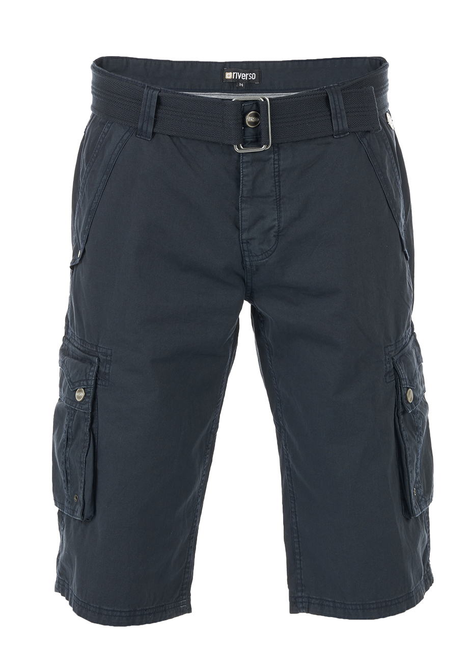Bild von riverso Kurze Hosen Herren Cargo Shorts mit Gürtel Regular Fit RIVAnton