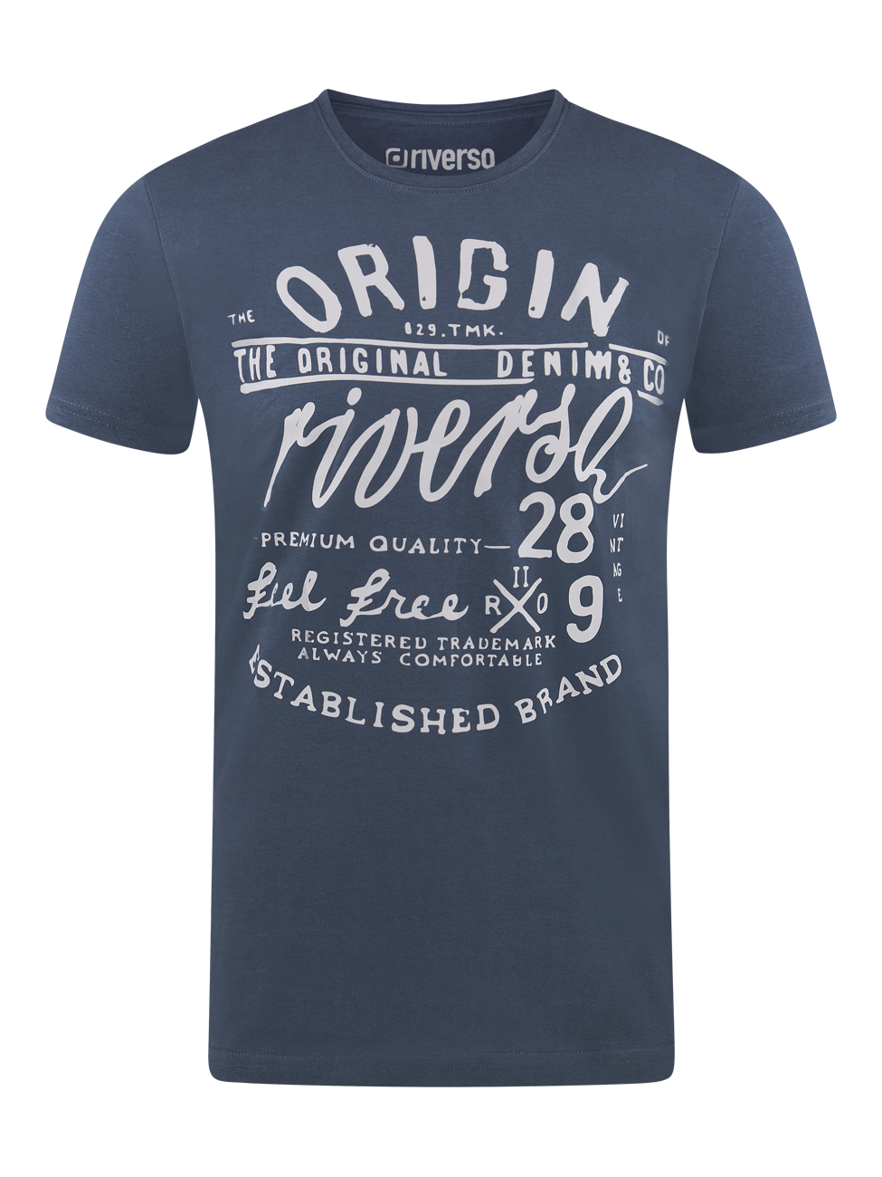 Bild von riverso Tshirt Herren Baumwolle Regular Fit RIVLeon