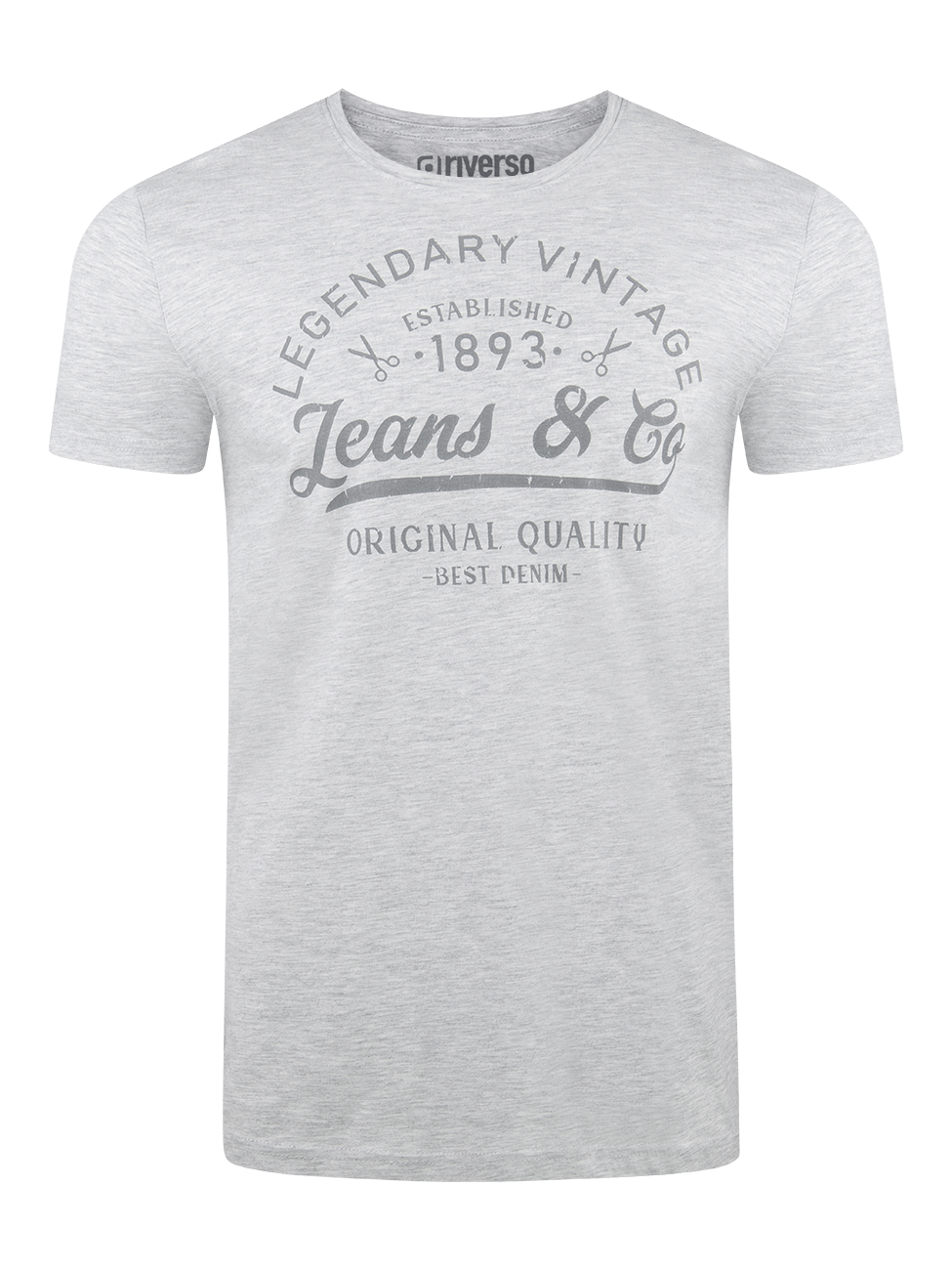 Bild von riverso T-Shirt Herren Printshirt RIVLeon Regular Fit (1-tlg) Kurzarm Tee Shirt mit Rundhalsausschnitt aus 100% Baumwolle