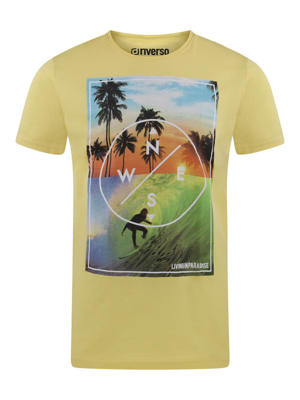 Bild von riverso Tshirt Herren Baumwolle Regular Fit RIVLukas