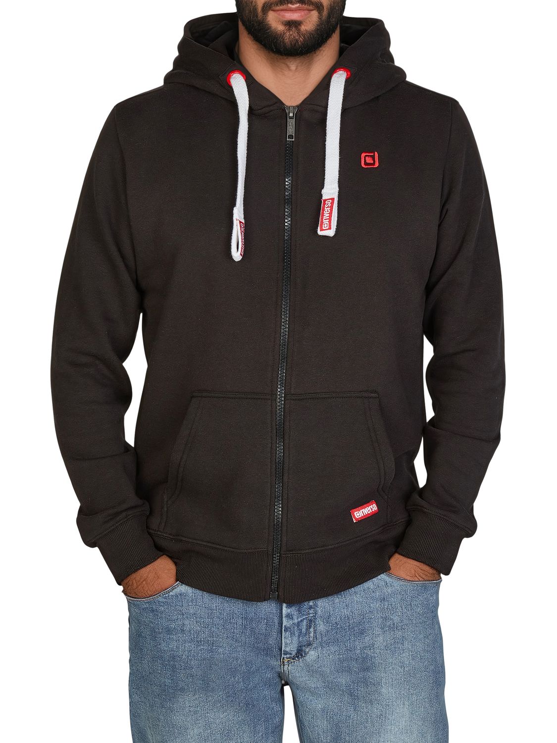 Bild von riverso Sweatjacke Herren mit Kapuze Reißverschluss Regular Fit RIVNoah