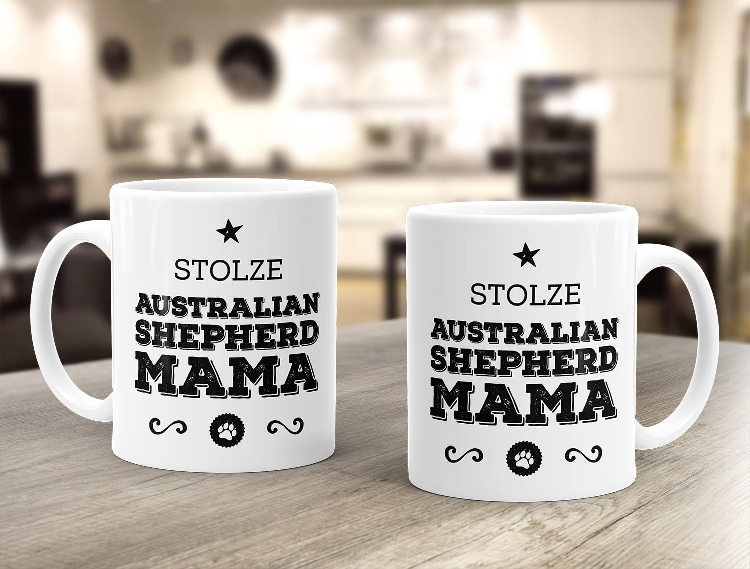 Bild von MoonWorks Tasse Kaffee-Tasse Stolze [object Object] Mama [object Object] Besitzerin Hundebesitzerin MoonWorks®, Keramik