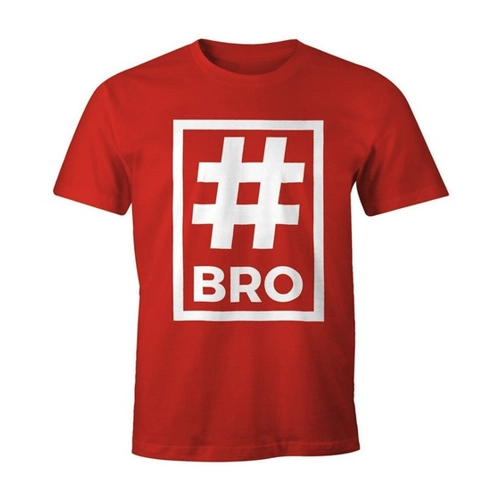 Bild von MoonWorks Print-Shirt Herren T-Shirt Bro Brother Hashtag mit Print