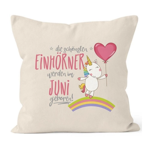 Bild von MoonWorks Dekokissen - Einhornliebe für jeden Anlass