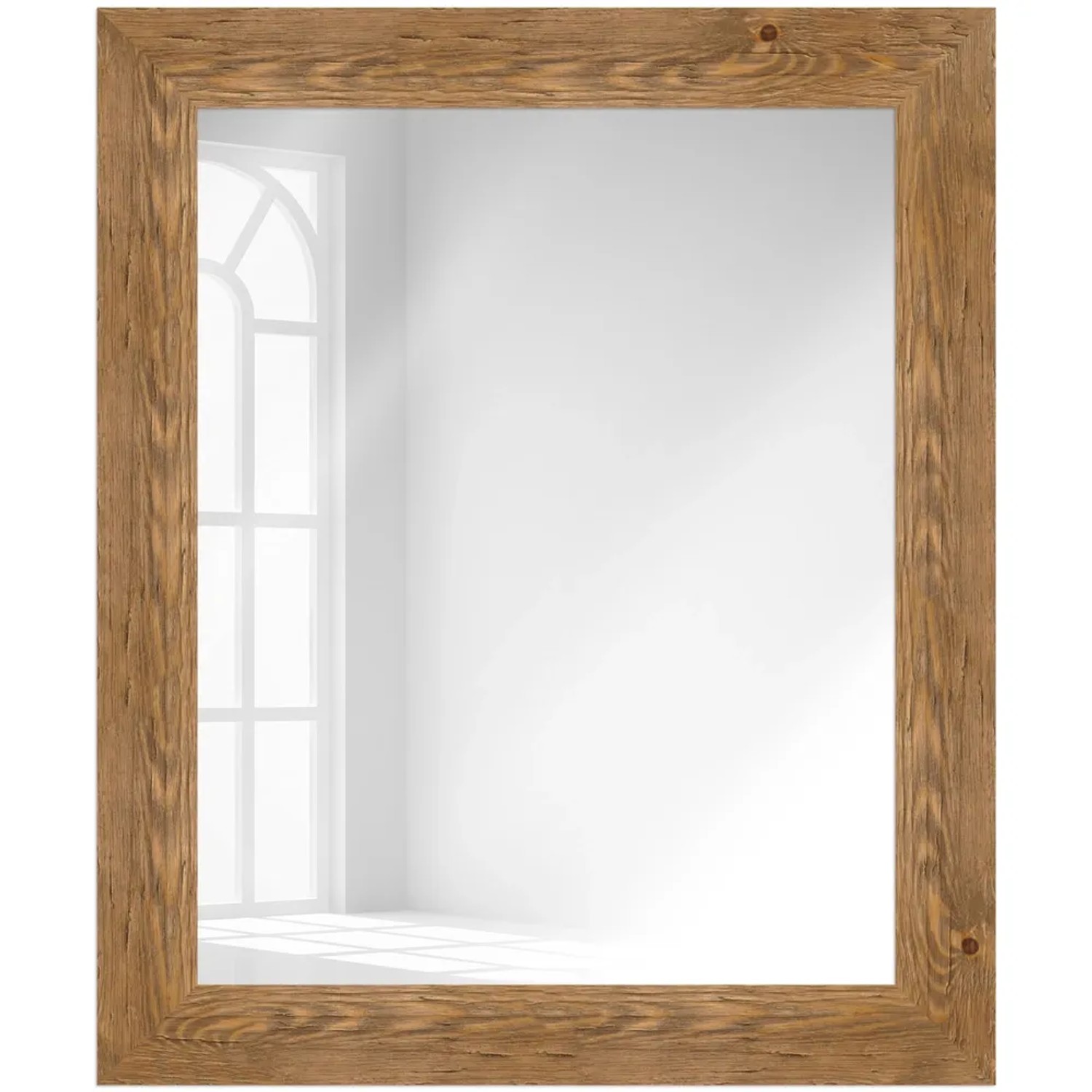 Bild von WANDStyle Wandspiegel H780 aus Massivholz in Eiche-Optik 40 x 100 cm im Stil Modern