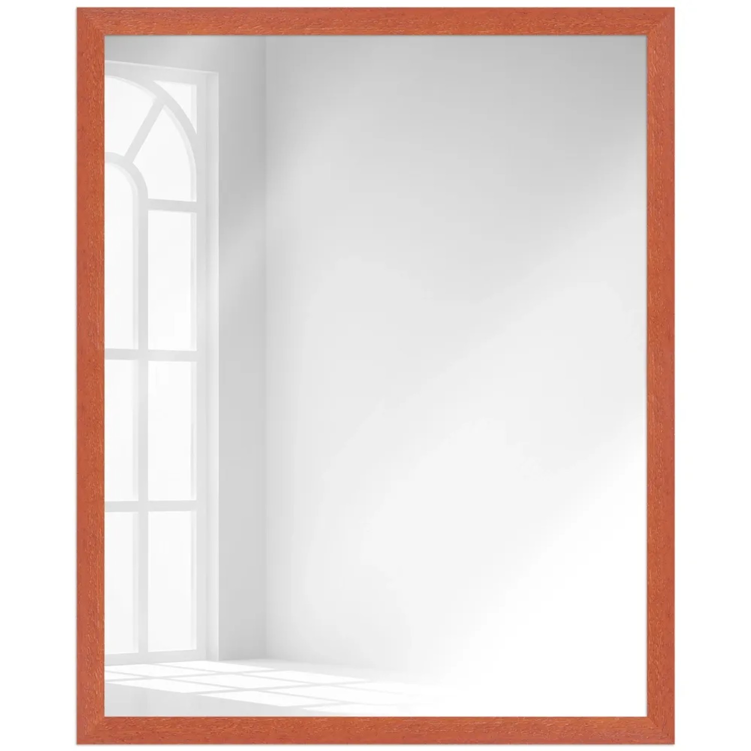Bild von WANDStyle Wandspiegel H960 aus Massivholz in Kirschbaum-Optik 63 x 83 cm im Stil Modern