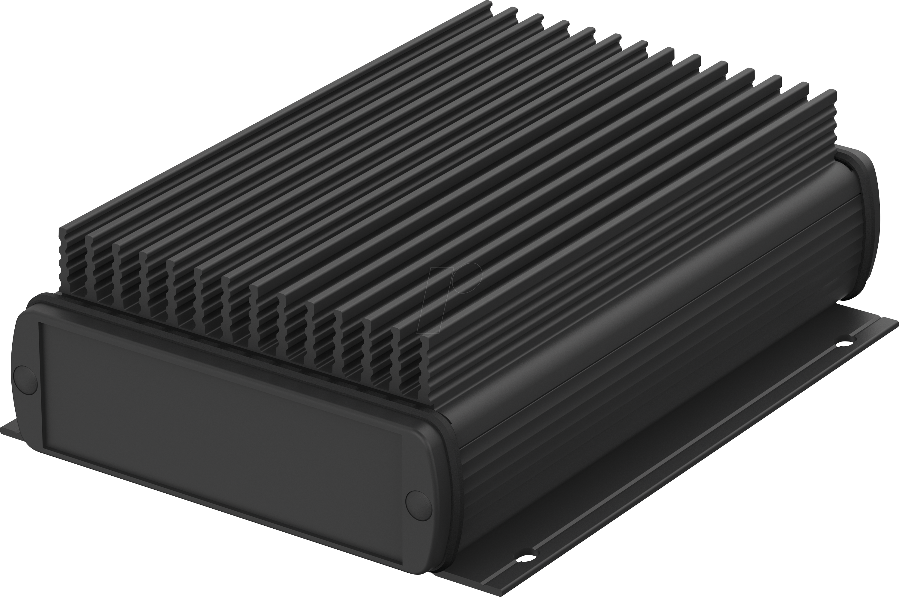 Bild von Bopla ABPH 1000-0150 KWL ALUBOS_SET 84410150.HMT1 Profil-Gehäuse 190 x 125 x 60 Aluminium Schwarz (RAL 9005) 1 St. (84410150.HMT1)