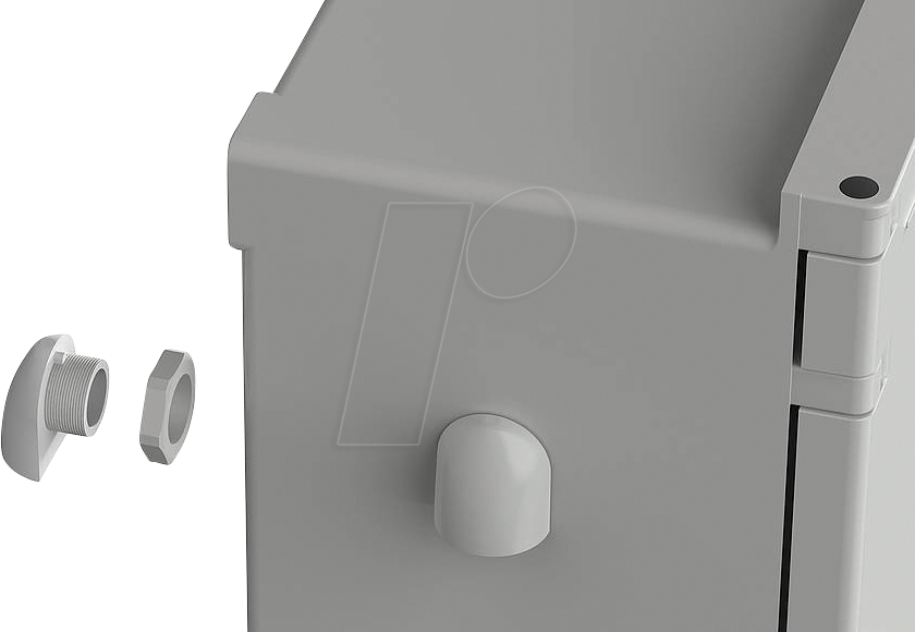Bild von Bopla PS VE XS Polysafe Belüftungselement XS Belüftungselement (L x B x H) 25 x 28 x 10 mm Glasfaserverst (Gehäuse), Elektronikzubehör + Gehäuse, Grau
