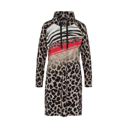 Bild von TUZZI Jerseykleid mit Leopardenmuster und Print