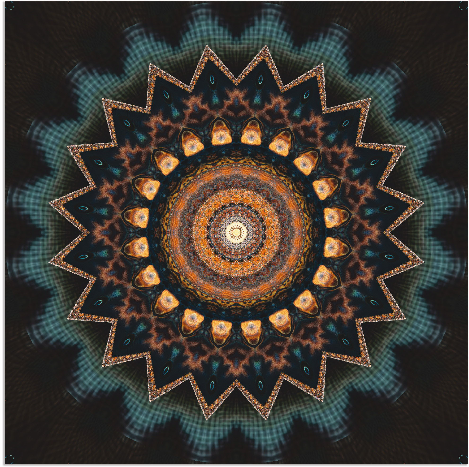 Bild von Artland Wandbild »Mandala kosmisches Bewusstsein«, Muster, (1 St.), als Alubild, Outdoorbild, Leinwandbild, Poster, Wandaufkleber
