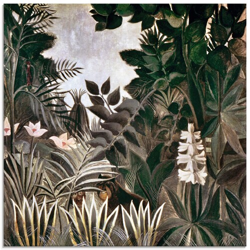 Bild von Artland Glasbild »Dschungel, 1909«, Wald, (1 St.), in verschiedenen Größen