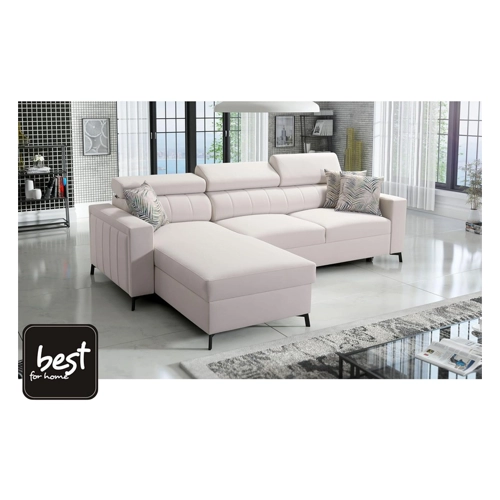 Bild von Elegantes Ecksofa mit Schlaffunktion: Das Best for Home Ecksofa BETH I MINI