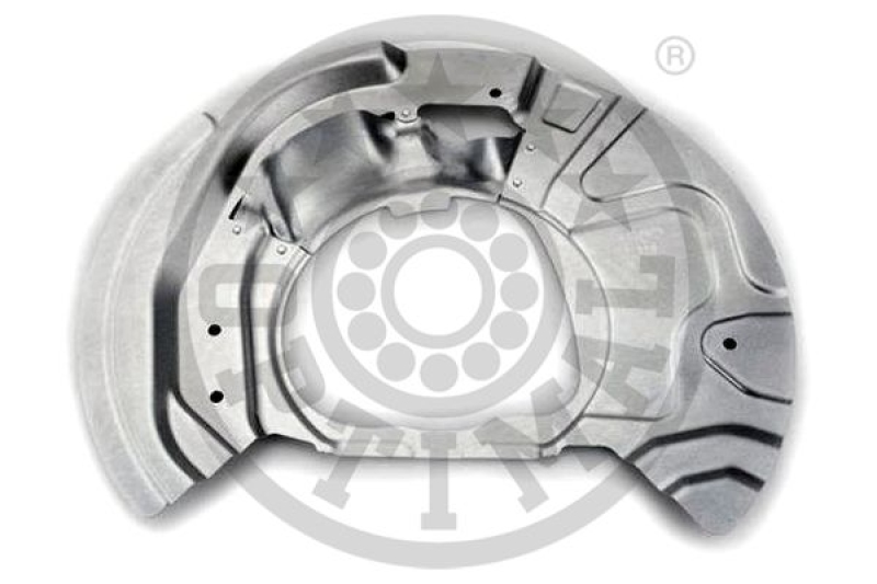 Bild von OPTIMAL BSP-5016L Ankerblech Bremsankerblech, Spritzblech, Bremsscheiben Schutzblech Vorderachse links BMW: X5, X6