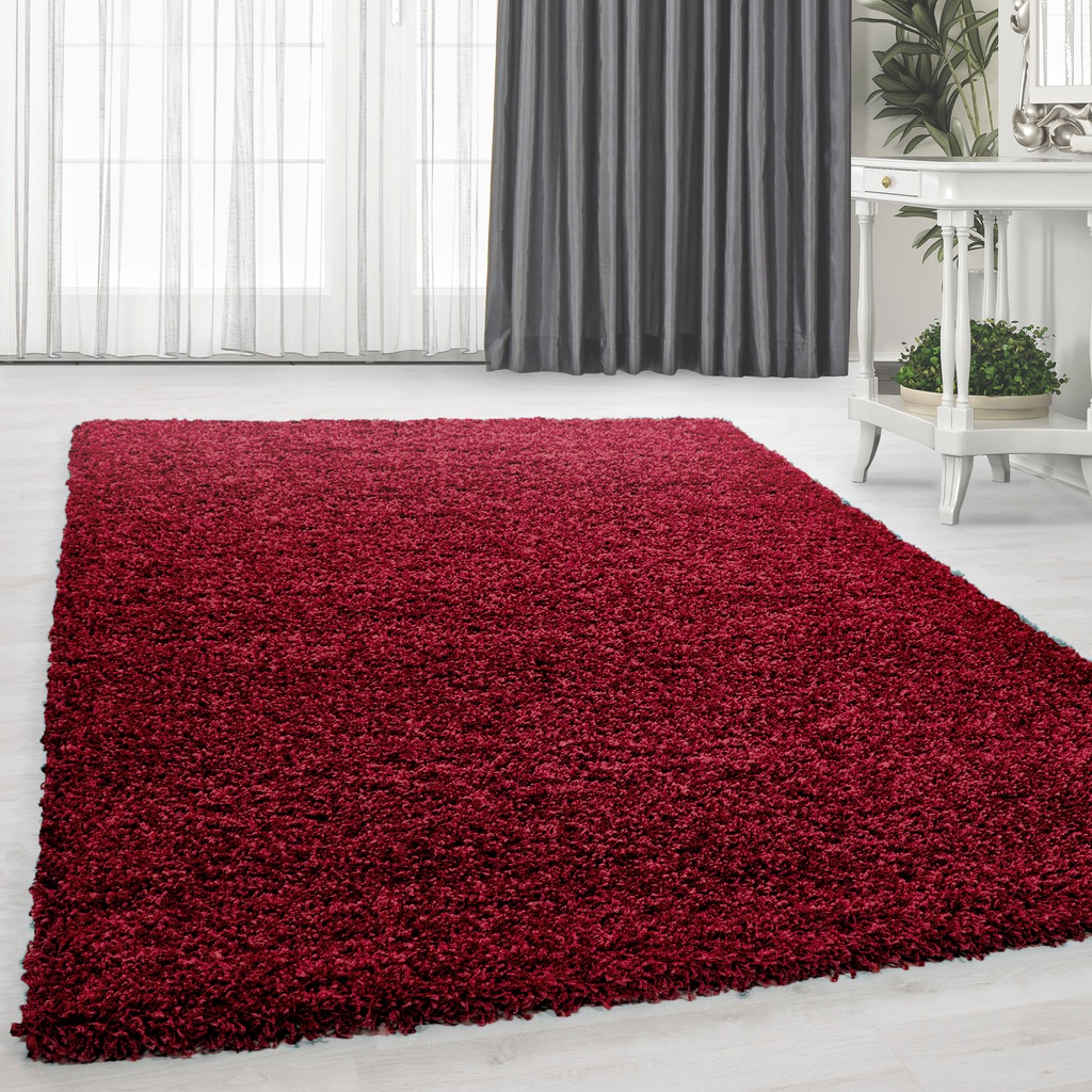 Bild von Home affaire Hochflor-Teppich "Viva", rechteckig, 45 mm Höhe, Uni Farben, einfarbig, besonders weich und kuschelig