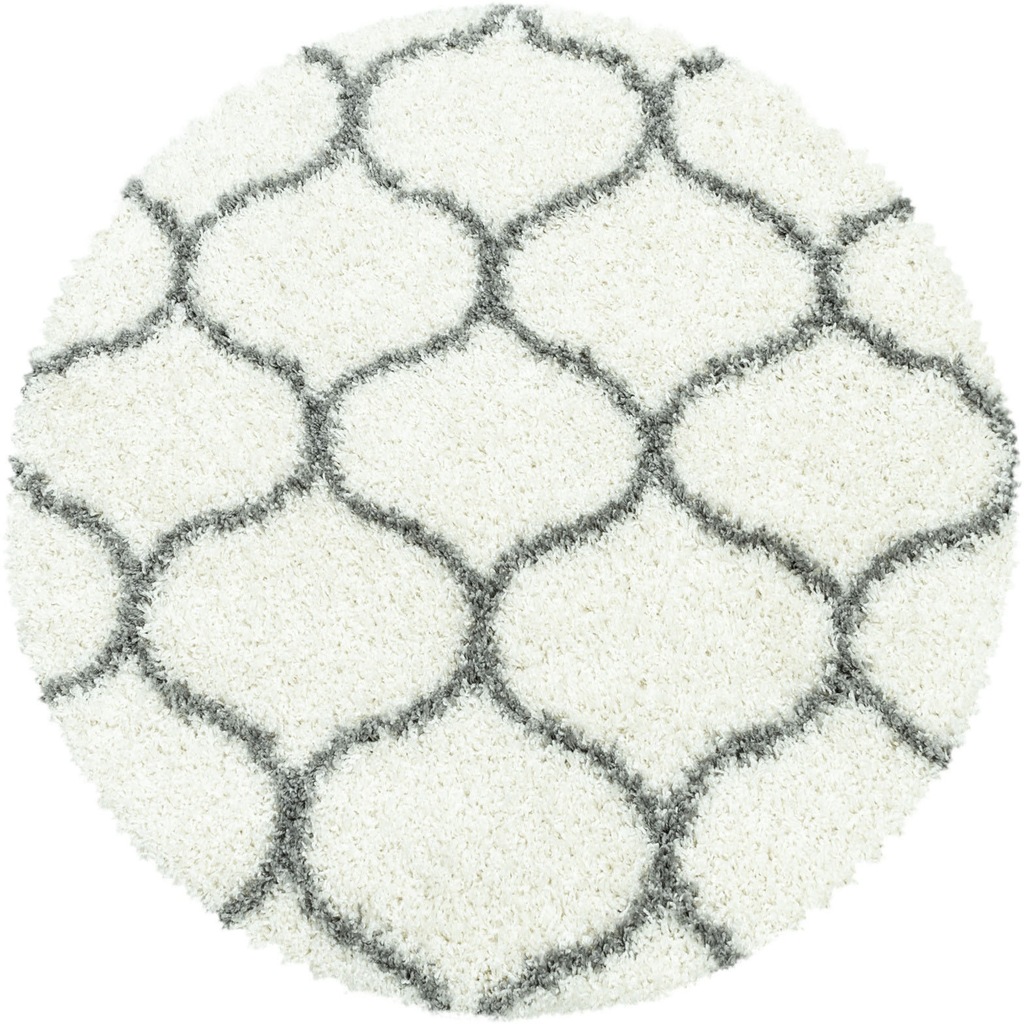 Bild von Ayyildiz Teppiche Hochflor-Teppich "SALSA 3201", rund, 50 mm Höhe