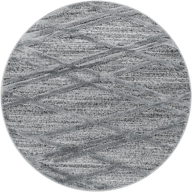 Bild von Ayyildiz Teppich PISA80804706GREY Teppiche, 80 Zentimeter Rund