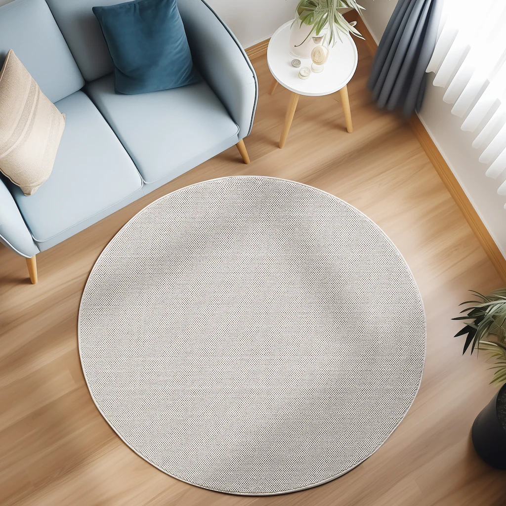 Bild von Ayyildiz Teppiche Teppich "LOOM 4300", rund, 7 mm Höhe, pflegeleicht, robust, strapazierfähig