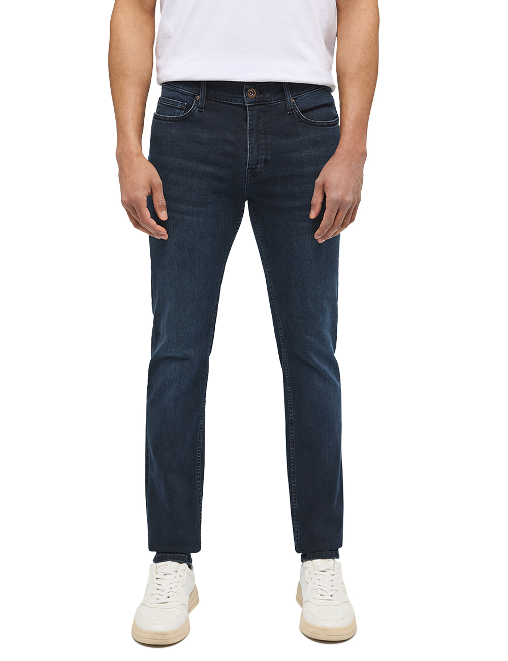 Bild von MUSTANG Herren Jeans Frisco - Skinny Fit Blau - Dark Blue Denim W28-W38 Stretch, Größe:36W / 30L, Farbvariante:Dark Blue Denim 983