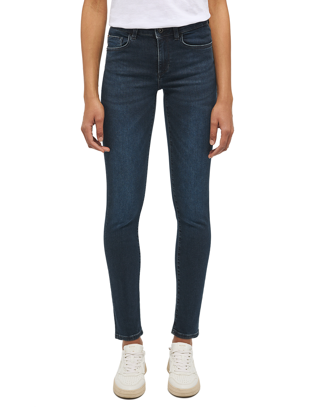 Bild von Mustang Damen Jeans SHELBY Slim Fit - Blau - Dark Blue Denim