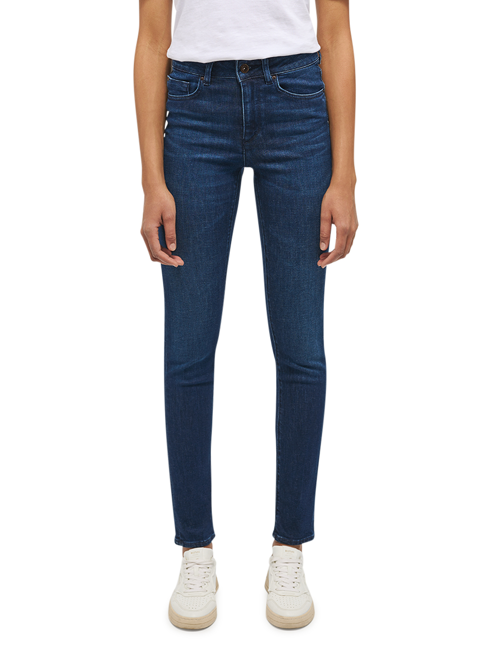 Bild von MUSTANG Damen Jeans Shelby Slim Fit - Blau - Deep Blue Denim W25-W34 Stretch, Größe:25W / 32L, Farbvariante:Deep Blue Denim 5000 802