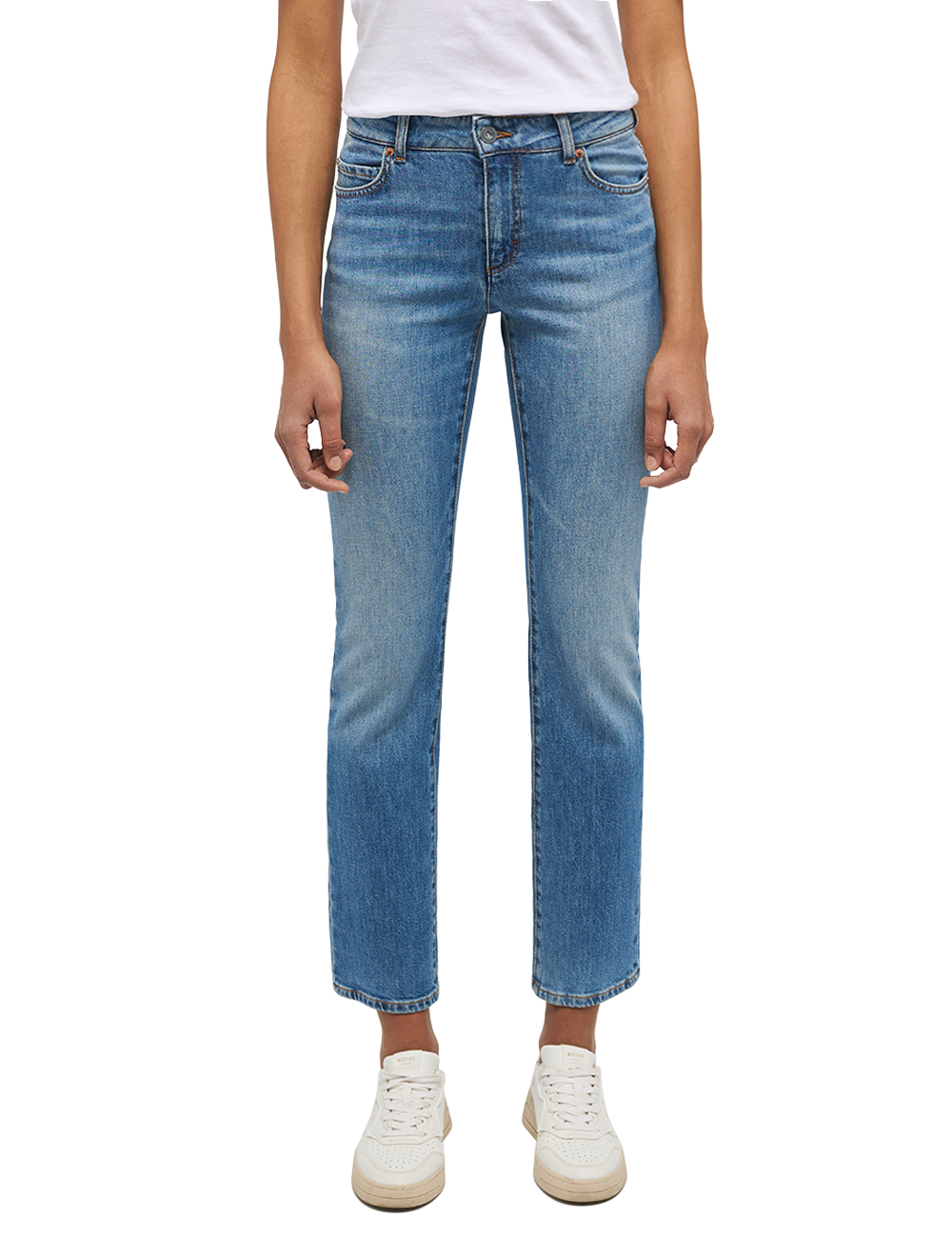 Bild von Mustang Damen Jeans CROSBY Relaxed Straight Fit - Blau - Light Blue Denim