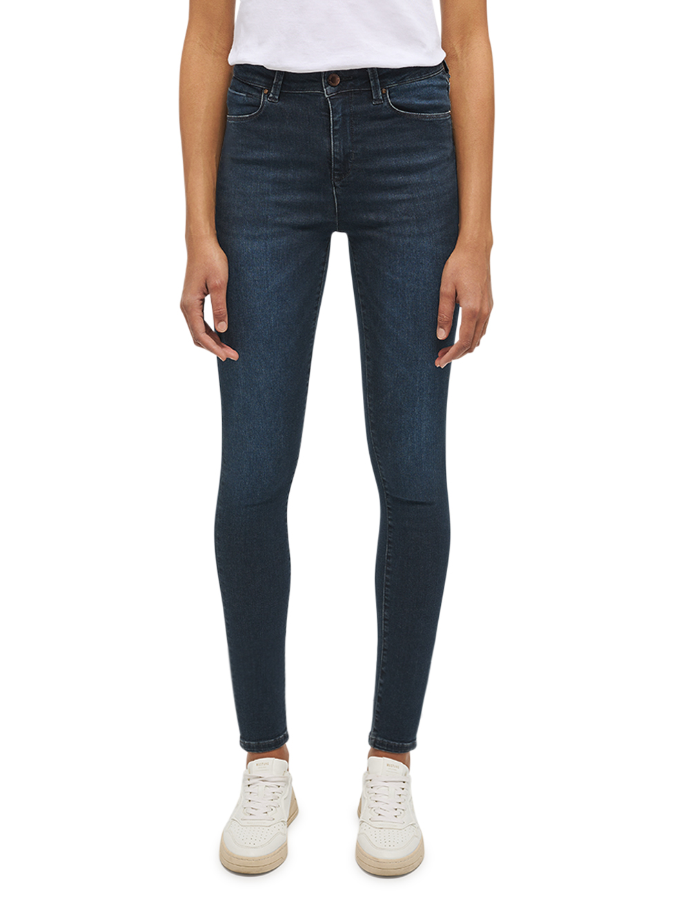 Bild von Mustang Damen Jeans GEORGIA Super Skinny Fit - Blau - Dark Blue Denim