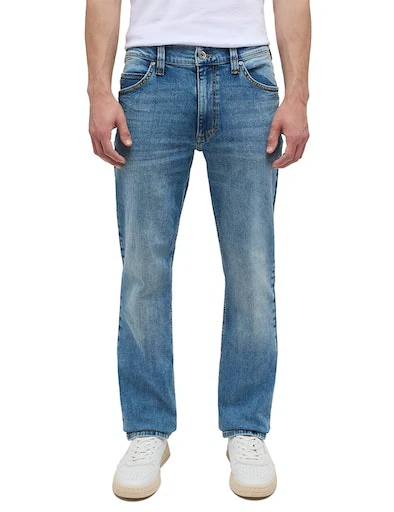 Bild von Mustang Herren Jeans TRAMPER STRAIGHT Straight Fit Blau - Light Blue Denim