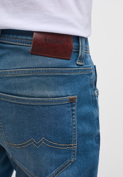 Bild von Mustang Herren Jeans OREGON SLIM K - Slim Fit - Blau - Mid Blue Denim