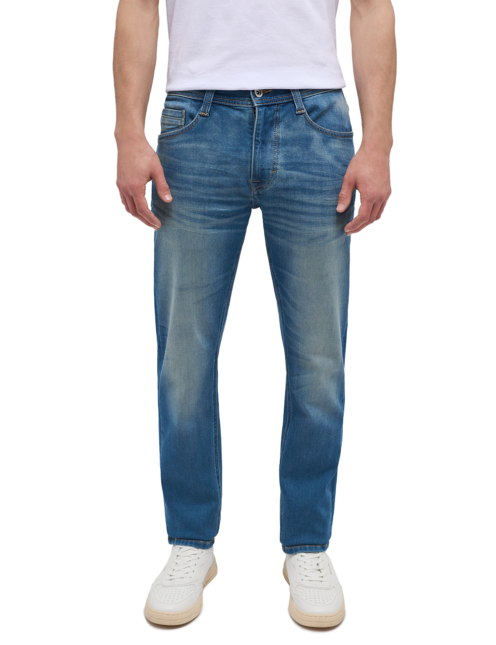 Bild von Mustang Herren Jeans OREGON SLIM K - Slim Fit - Blau - Mid Blue Denim