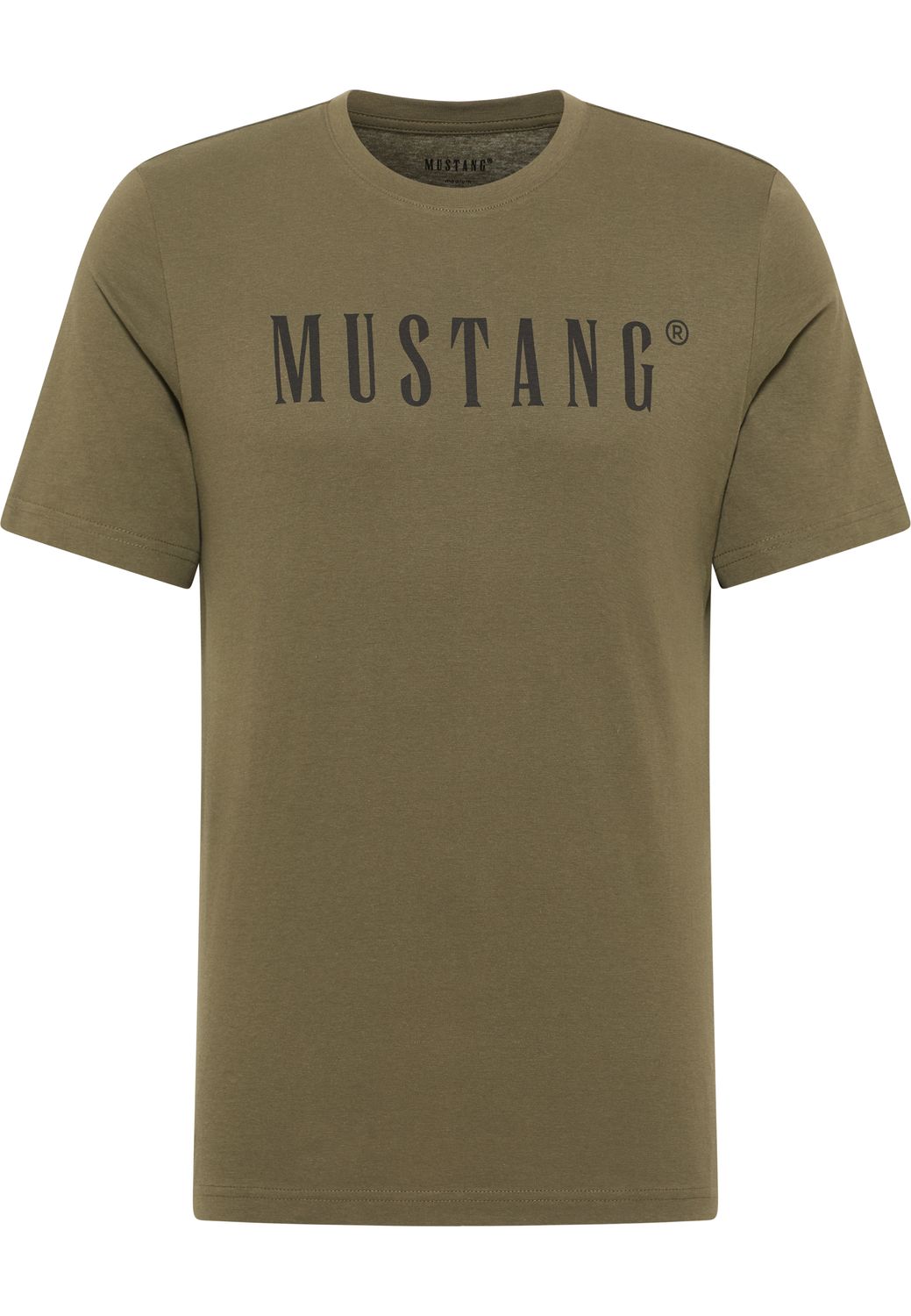 Bild von MUSTANG Herren T-Shirt Austin - Regular Fit S-3XL Weiss Schwarz Gün Beige Rot Grau Baumwolle, Größe:3XL, Farbe:Sea Turtle 6529