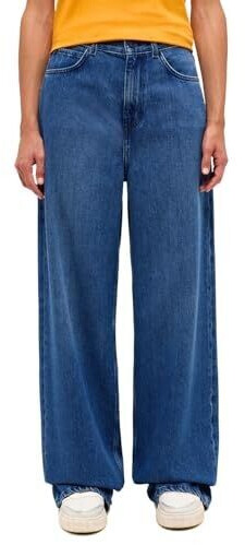 Bild von Mustang Jeans Damen Style Luise Wide mit Waschung mittelblau